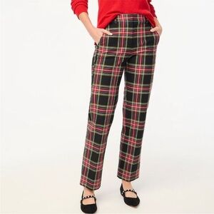 J. Crew black and red tartan pants